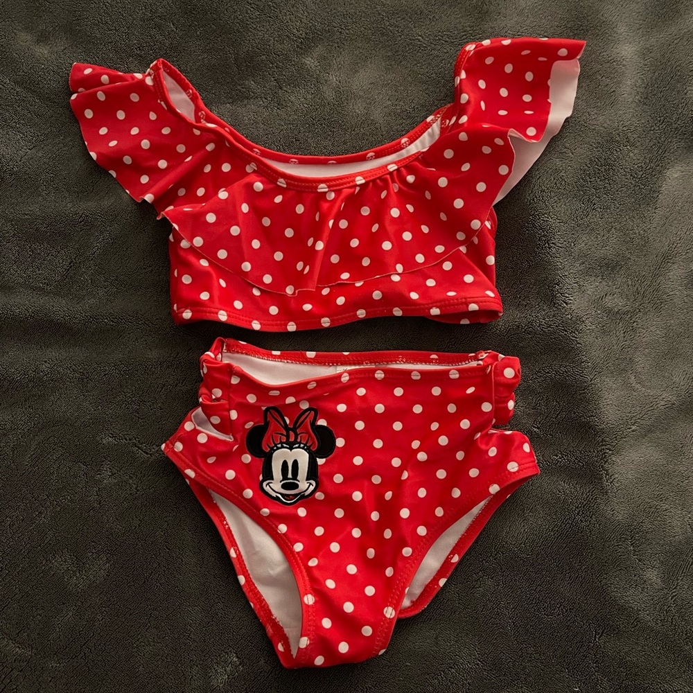 Minnie Mouse 2 piece bathing suit